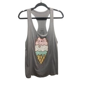 Pusheen Ice Cream Racerback Tank Top 2XL